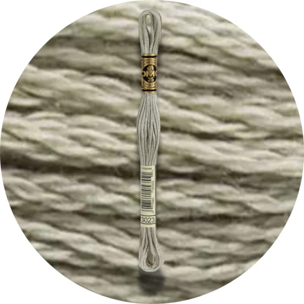 DMC Mouliné Spécial 25 Broderigarn, Ensfarvet, Neutrale nuancer